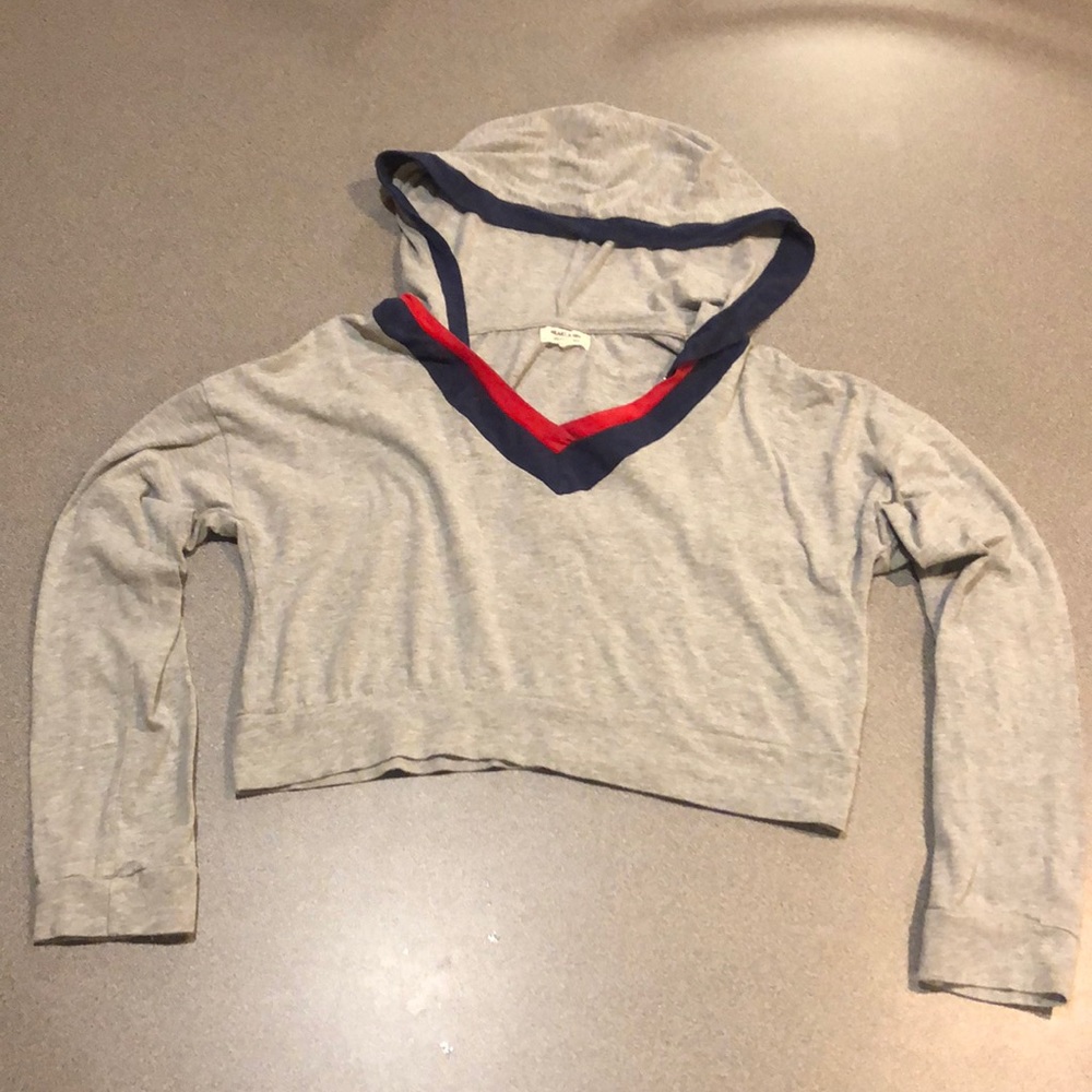 Heart and hips hooded crop top